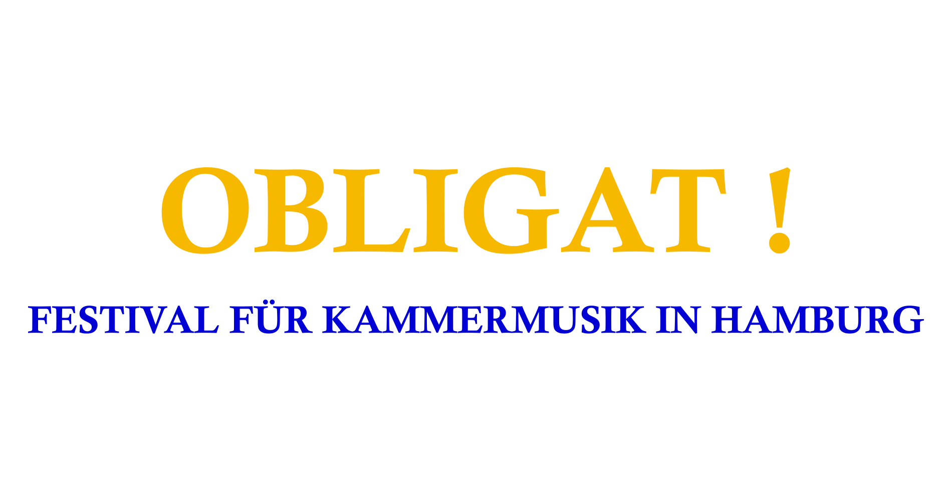 Obligat! | Hans-Kauffmann-Stiftung loading=
