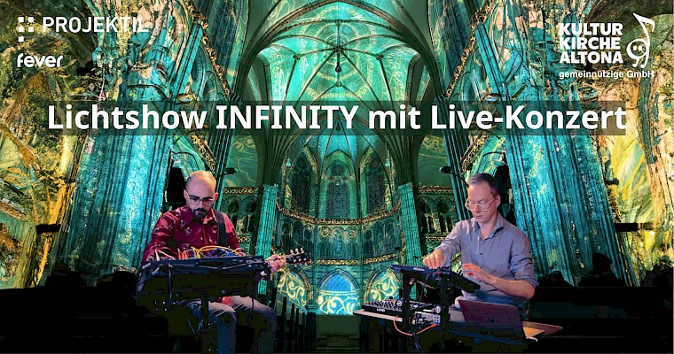 Lichtshow Infinity mit Live-Konzert