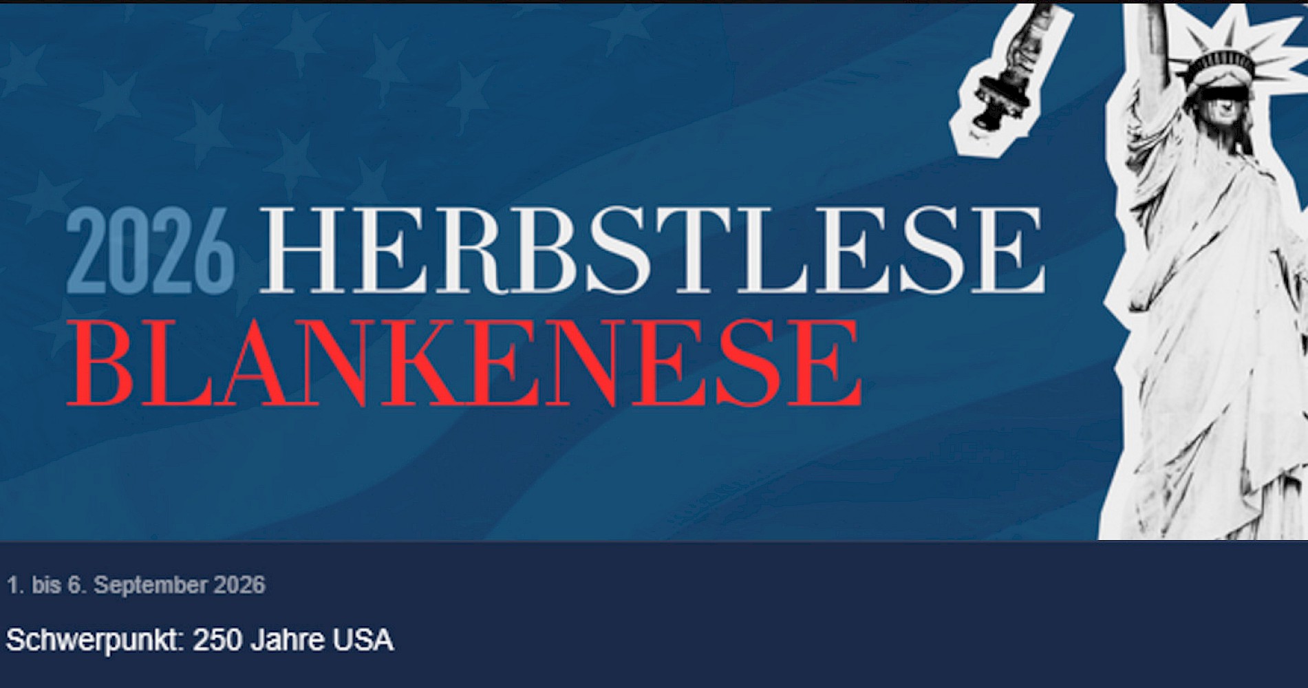 Herbstlese 2026 | Hans-Kauffmann-Stiftung